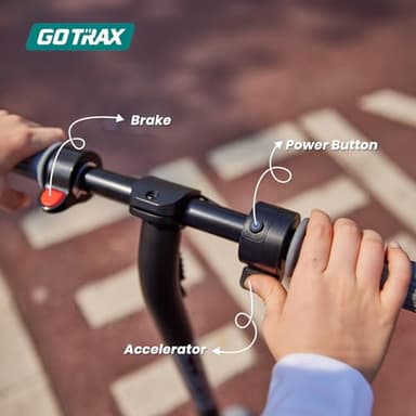 Gotrax GKS Electric Scooter, Kick-Start Boost and Gravity Sensor Kids Electric Scooter, 6" Wheels UL Certificated E Scooter for Kids Age of 6-12 (Blue) - Image 4