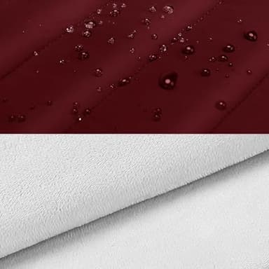 MOSISO 13.3 inch Laptop Case, 13-13.3 inch Puffy Laptop Sleeve Compatible with MacBook Air 13 13.6 M4 M3 M2 M1/Pro 13/Pro 14, HP Dell ASUS Lenovo,Polyester Horizontal Bag with Small Case, Red - Image 4