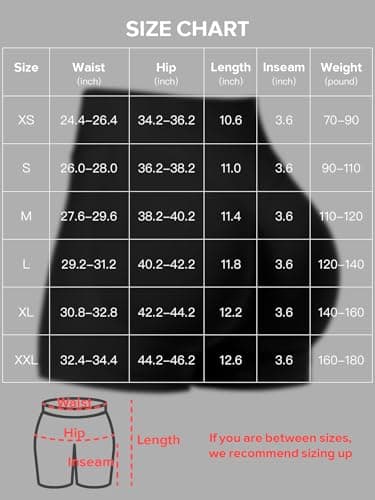 VOYJOY Women Workout Impact Shorts 2.5"/ 3.6"/ 4.5"/ 6" Scrunch Butt Lifting Gym Seamless Booty Biker Shorts Black - Image 5