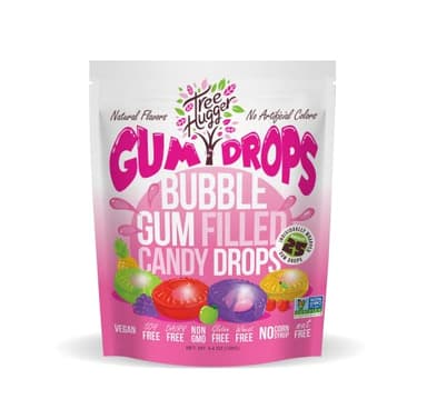 Tree Hugger Bubble Gum Filled Candy Drops, 1 Count (Pack of 12), 4.4 ounces - Image 3