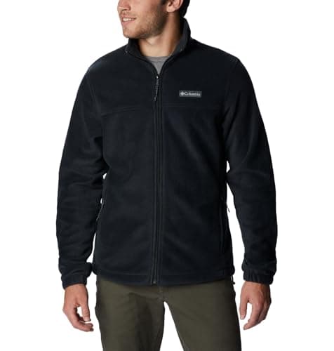 Columbia Men's Steens Mountain 2.0 Full Zip Fleece Jacket, Black, Medium - Image 1