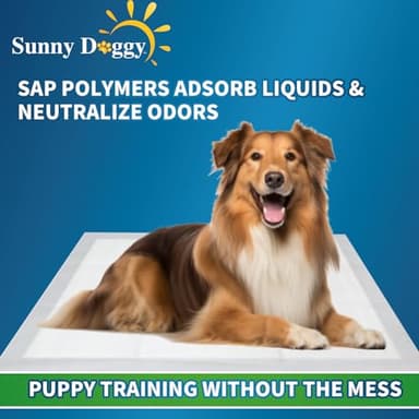 SUNNY DOGGY Pee Pads for Dogs Extra Large 36”x 36”, 40 Count Puppy Pads Pet Training Pads Disposable Upgraded Odor Control, Potty Pads Absorbent and Leak-Proof Dog Housebreaking & Puppy Supplies - Image 6