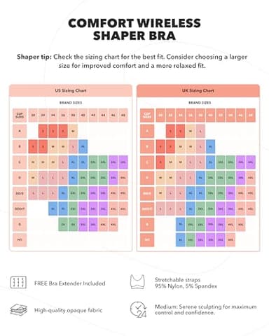 SHAPERMINT Bras for Women - Bras for Women no Underwire, Bralettes for Women Plus Size, Wireless Push up Bra - Image 3