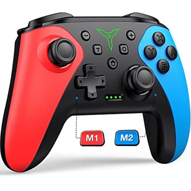 Wireless Switch Controller for Nintendo Switch/Switch 2/Lite/OLED Controller, Switch Controller with a Mouse Touch Feeling on Back Buttons, Extra Switch Pro Controller with Wake-up,Programmable, Turbo Function - Image 1