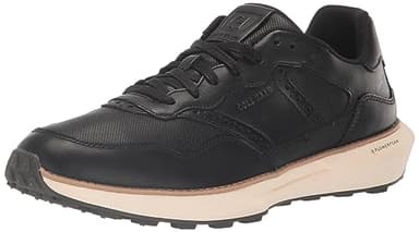 Cole Haan Mens Grandpro Ashland Sneaker, Black/Ivory, 9-M US - Image 1