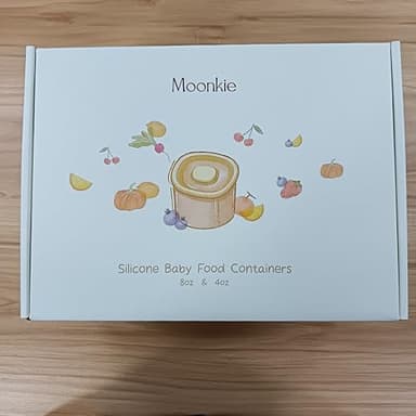 Moonkie Silicone Baby Food Containers | 8oz/4 oz Baby Food Storage Jars with Airtight Lids and A Snack Cup Lid | Freezer,Microwave and Dishwasher Safe, Reusable Baby Food Jars for Infant & Toddler - Image 11