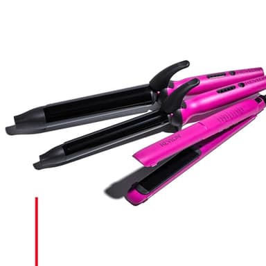 REVLON Ceramic Tourmaline 1" Flat Iron - Hair Straightener Evenly Distributes Heat for Less Damage, 5 Preset Temperatures for All Hair Types - Image 7