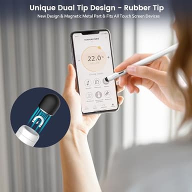 Pencil for Apple iPad 11th/10th/9th, 2X Fast Charge Stylus Pen for iPad, Palm Rejection, Tilt Sensitivity, Compatible with iPad A16/10/9/8/7/6, Pro M4/13/12.9"/11", Air M3/M2/5/4/3, Mini 7/6/5 - Image 4