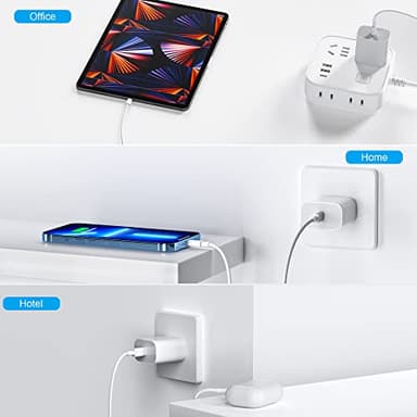 USBC Charger Block for iPhone 17 Charging Plug,MFI Certified Fast USB C Wall Cube 2Pack Power Adapter for iPhone16E/17/Air/Pro/Plus/Pro Max/15/14/13/12/11,for iPad Pro/Air/Mini USB-C Charge Brick Box - Image 6