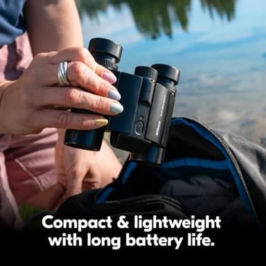 Nikon STABILIZED S 10x25 Binoculars - Optical Image Stabilization, Blur-Free View, Waterproof Design, 10x Magnification for Hunting, Birdwatching & Outdoor Activities - Image 6