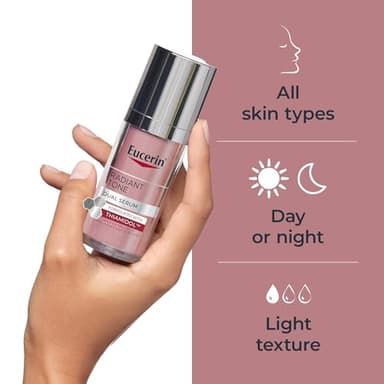 Eucerin Radiant Tone Dual Serum Dark Spot Corrector, Dark Spot Serum with Thiamidol and Hyaluronic Acid, Helps Visibly Reduce the Look of Persistent Dark Spots, 1 Fl Oz Bottle - Image 8