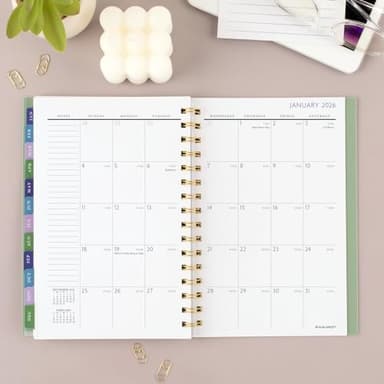AT-A-GLANCE 2025 Planner, Weekly & Monthly, 5-1/2" x 8-1/2" Small, Badge, Tile (1722T-200-25) - Image 3