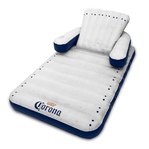 Corona Adirondack Pool Chair Float - Back, Leg, & Arm Rests, and Cup Holder - Pool Floating Chair for Adults - Image 1