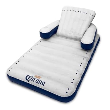 Corona Adirondack Pool Chair Float - Back, Leg, & Arm Rests, and Cup Holder - Pool Floating Chair for Adults - Image 1