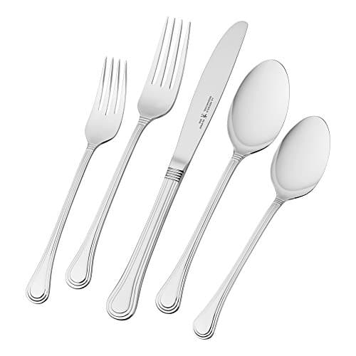 HENCKELS Astley 20-piece Flatware Set, 18/10 Stainless Steel, Silver - Image 1