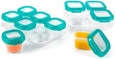 OXO Tot 12-Piece Baby Blocks Set, Teal - Image 4