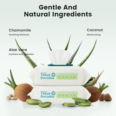 Gardner Pet Bamboo Dog Wipes for Paws and Butt, Dog Cleaning Wipes Deodorizing & Soothing Pets Wipes with Coconut Oil, Extra Thick Cat Wipes Cleaning Fur and Butt, Puppy Wipes, 400 Count - Image 4