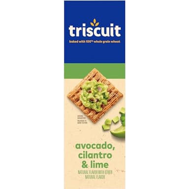 Triscuit Avocado, Cilantro & Lime Whole Grain Wheat Crackers, Lunch Snacks, Bulk Snack Crackers, 6 - 8.5 oz Boxes - Image 19