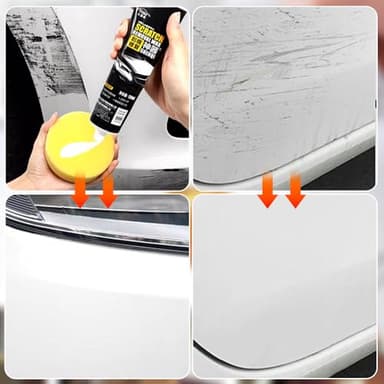 Teamoda Car Scratch Remover for Deep Scratches, Wax Scratch Remover, Paint Scratch Repair Kit with Wipe and Sponge - Image 6