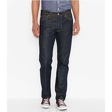 Levi's Men's 501 Original Fit Jeans (Also Available in Big & Tall), Medium Stonewash, 33W x 32L - Image 2