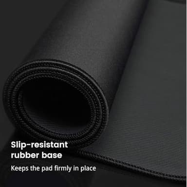 Gaming Mouse Pad, Large Mouse Pads Waterproof Extra Large Big Mouse Pad with Stitched Edge, XXXL Non-Slip Black Computer Mousepad Desk Mat for Gamer, Office & Home, Black - Image 5