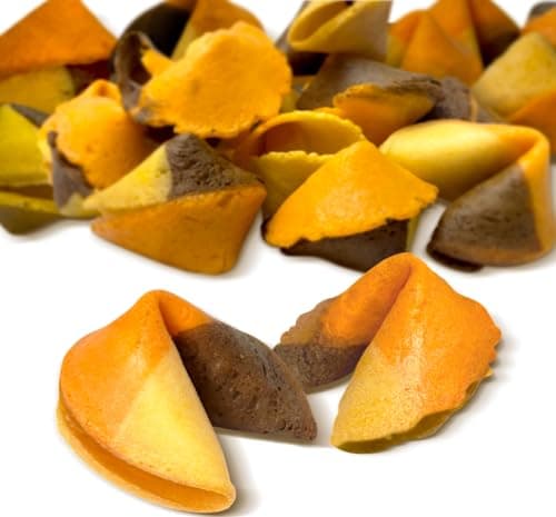 52USA Fortune Cookies, Approx. 350pcs, 3-in1 Flavor, Fortune Cookies Individually Wrapped Bulk, Fresh Cookies, (Original, Chocolate, Orange) Flavor, 56oz - Image 1