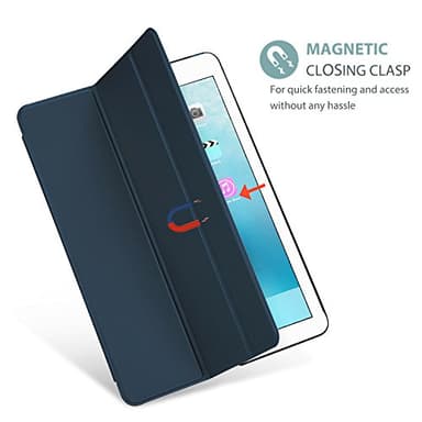 ProCase Smart Case for 10.5” iPad Air 3rd Generation 2019 / iPad Pro 2017, Slim Stand Cover with Translucent Frosted Back for iPad Air 3 -Blue - Image 8