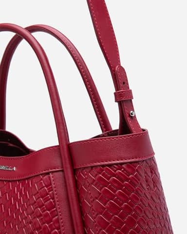 NEWBELLA Tote Bag for Women Purse Top Handle Handbags (Red, for 13 inch laptop) - Image 7