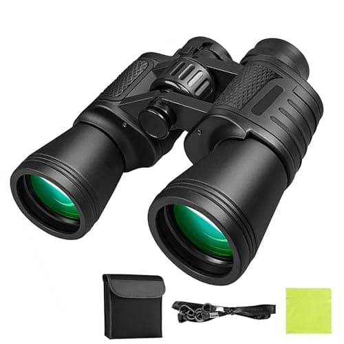20x50 Binoculars for Adults,Compact Binocular High Power Easy Focus with Low Light Vision,Waterproof Binoculars for Bird Watching,Performances,Hunting,Sports Games,Travel with Carrying Bag