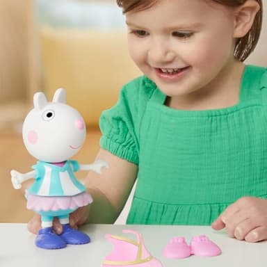 Peppa Pig Suzy Sheep-Up Figure with 6 Easy-On Fashion Accessories, 6-Inch Doll, Preschool Toys for Girls and Boys 3 and Up - Image 4