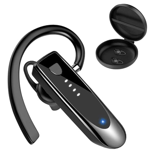 Atheewon Bluetooth Earpiece, Wireless Handsfree with Noise Cancelling Mic, 20Hrs Call Time Bluetooth 5.4 Headset, 180 Hrs Standby Time Headset for Business/Trucker/Driver - Image 1