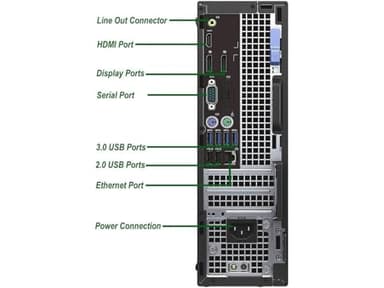 Dell OptiPlex 7040 Desktop Computer PC, Intel Core i7-6700 Processor up to 4.0 GHz, 32GB DDR4 RAM, 512GB M.2 NVMe SSD, Built-in Wi-Fi, Bluetooth, Windows 11 Pro - (Renewed) - Image 3