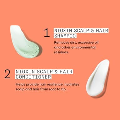 Nioxin System 4 Shampoo & Conditioner Prepack | For Color or Damaged Hair with Progressed Thinning | With Niacinamide and Biotin | Pumps Included | 33.8 Fl oz - Image 11