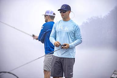 Huk Men's Standard Next Level Quick-Drying Performance Fishing Shorts, Charcoal-10.5", X-Large - Image 3