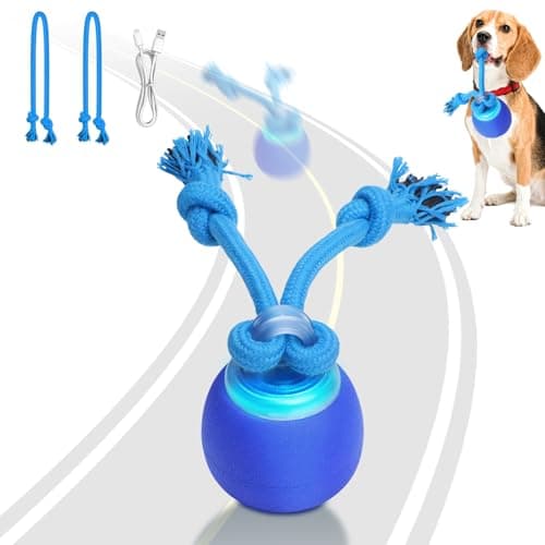 Saolife Interactive Dog Toys with Motion Activated, Squeaky Dog Toy Active Rolling Ball for Puppy and Medium Dogs, USB Rechargeable, Wicked Ball - Image 1