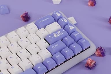 EPOMAKER Bunny 134 Keys Cherry Profile PBT Dye Sublimation Keycaps Set for Mechanical Gaming Keyboard, Compatible with Cherry Gateron Kailh Otemu MX Structure - Image 6
