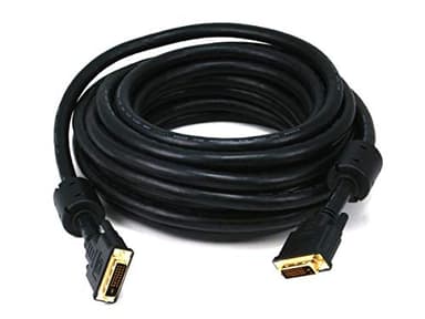 Monoprice 35ft 24AWG CL2 Dual Link DVI-D Cable - Black - Image 1