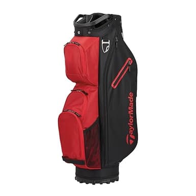 TaylorMade Golf 2023 Black/Red Classic Cart Golf Bag - Image 1