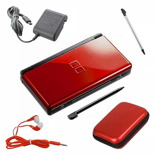 Nintendo DS Lite Premium Bundle (Crimson/Red) (Renewed) - Image 1