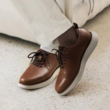 Bruno Marc Men's MaxFlex Fashion Dress Sneakers Oxfords Classic Casual Shoes,Size 10.5,Brown/White,SBOX2318M,Size 10.5,Brown/White,SBOX2318M - Image 6