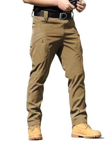 AUTIWITUA Men's Tactical Cargo Pants Water Resistant Lightweight Hiking Pants Outdoor Work Pants with Multi Pockets(No Belt) - Image 1