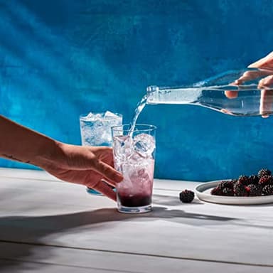 Drinking Glasses - Set of 10-16oz. Margarita Glass Cups - Dishwasher Safe Cocktail Clear Heavy Base Tall Beer Glasses, Water Glasses, Bar Glass, Wine, Juice, Iced Tea - Image 7