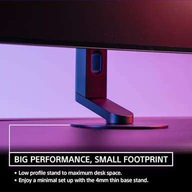 Sony INZONE M10S 27” OLED 1440p Gaming Monitor 480Hz 0.03ms, Low Profile Stand, Tournament Mode, Dual Screen Size (24.5”), G-SYNC Compatible, Anti-Glare, Custom Heatsink, 3-Year OLED Limited Warranty - Image 4