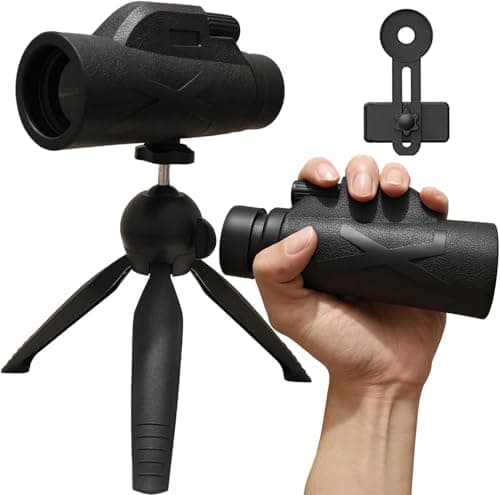 Monocular-Telescope 80x100 High Definition High Powered Telescope for Stargazing,Hunting,Wildlife Bird Watching,Travel,Camping,Hiking,for Smartphone for Adults for Beginners