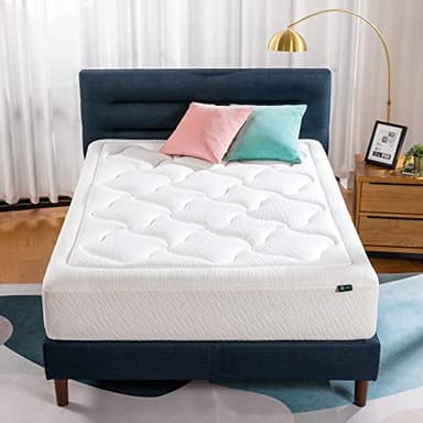 ZINUS 12 Inch Cloud Memory Foam Mattress, Queen, Fiberglass Free, Pressure Relieving, Mattress in A Box, CertiPUR-US Certified, White - Image 3