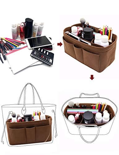 LEXSION Felt Insert Bag Organizer Bag In Bag For Handbag Purse Organizer Fits Speedy Neverful - Image 5
