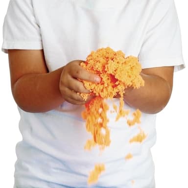Excellerations Spectacular Sensory Foam - Orange, 1.1 lb (500 g), Interactive Toy for Kids, Tactile Exploration, Mess-Free Kinetic Foam for Sensory Play, Calm-Down Tool, Classroom or Home School Use - Image 4