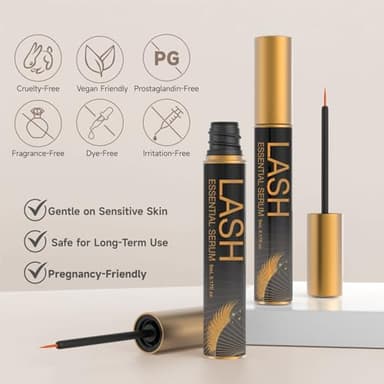 WM WESTERN MIRACLE Eyelash Serum for Longer, Thicker Lashes - Enhances Natural Lashes, Extensions & Brows - 1 Pack - Image 6