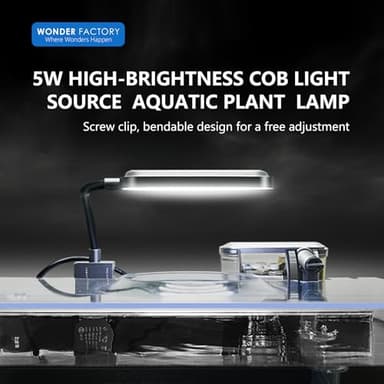 Small Aquarium Starter Kit, 2.6 Gallon Glass Betta Fish Tank with Heater Self Cleaning System Efficiency Filter Bright Light Rocks Gravel Cleaning Tool Set, Leak-Proof Ultra-Clear Rimless Desktop Tank - Image 4