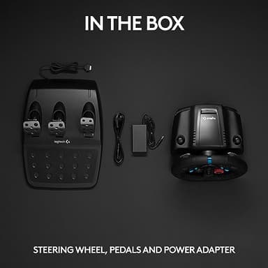 Logitech G29 Driving Force Racing Wheel and Floor Pedals, Real Force Feedback, Stainless Steel Paddle Shifters, Leather Steering Wheel Cover for PS5, PS4, PC, Mac - Black - Image 10